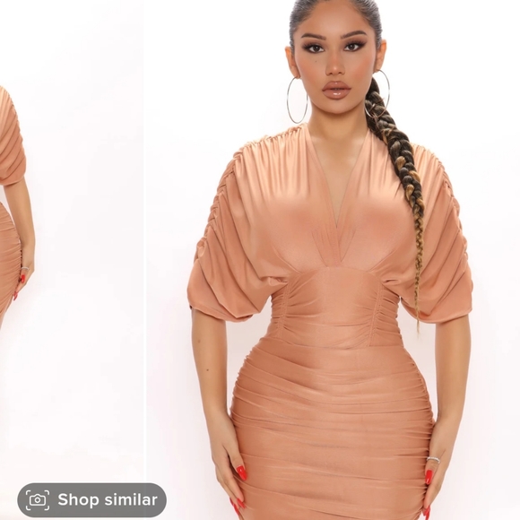 Fashion Nova Dresses & Skirts - Fashion Nova ruched dress NWT